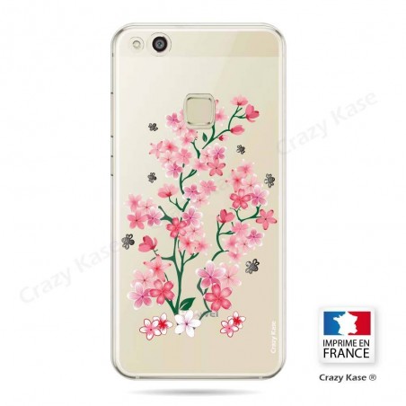 Coque Huawei P10 Lite souple motif Fleurs de Sakura - Crazy Kase