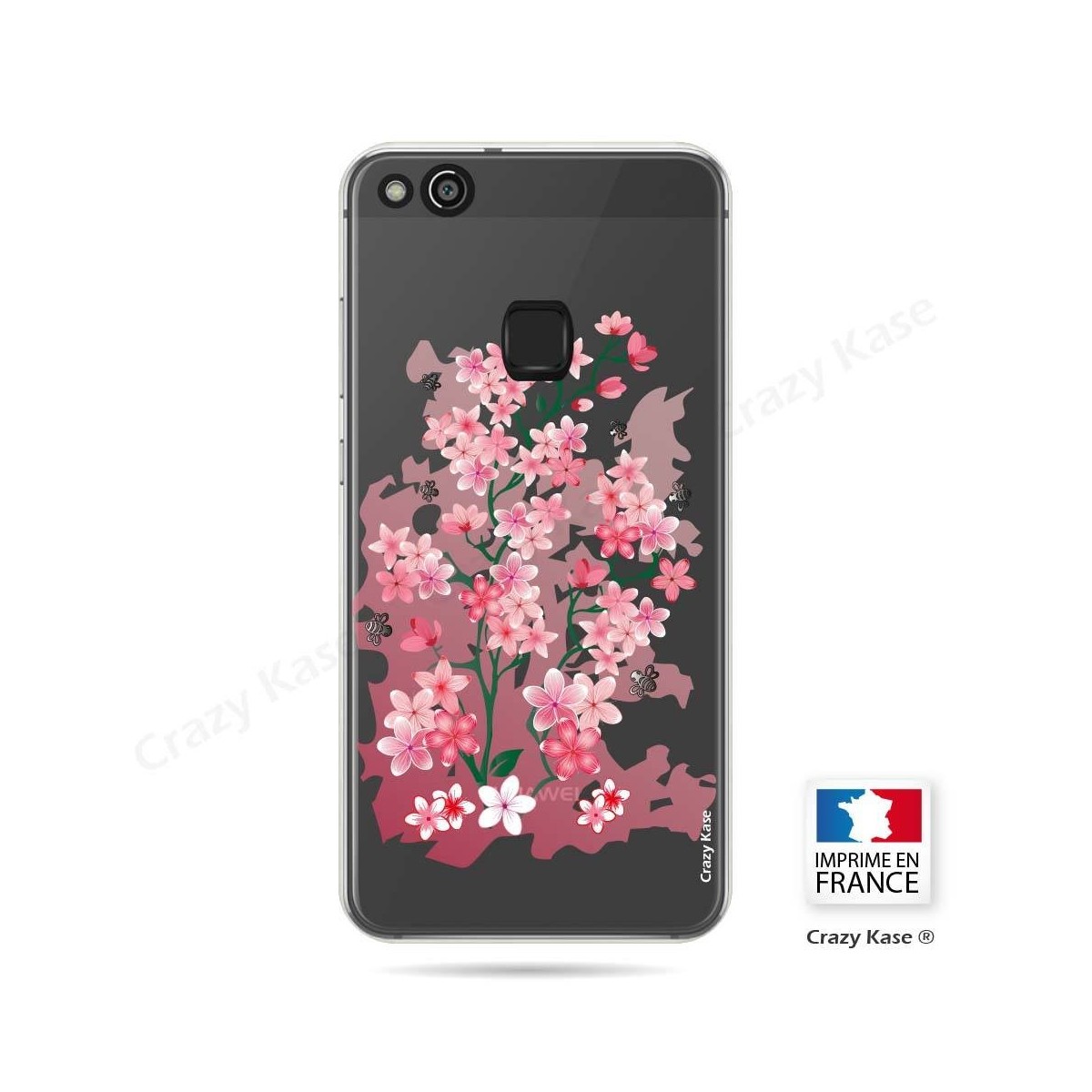 Coque Huawei P10 Lite souple motif Fleurs de Cerisier - Crazy Kase