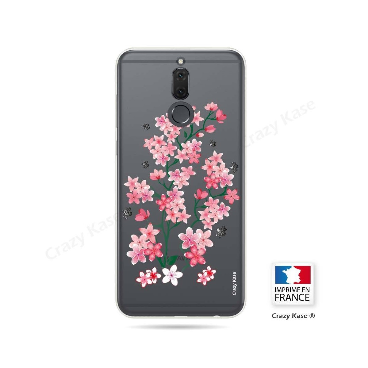 Coque Huawei Mate 10 Lite souple motif Fleurs de Sakura - Crazy Kase