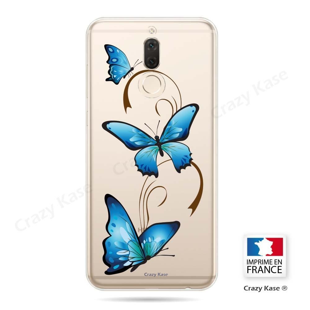 Coque Huawei Mate 10 Lite souple motif Papillon sur Arabesque - Crazy Kase