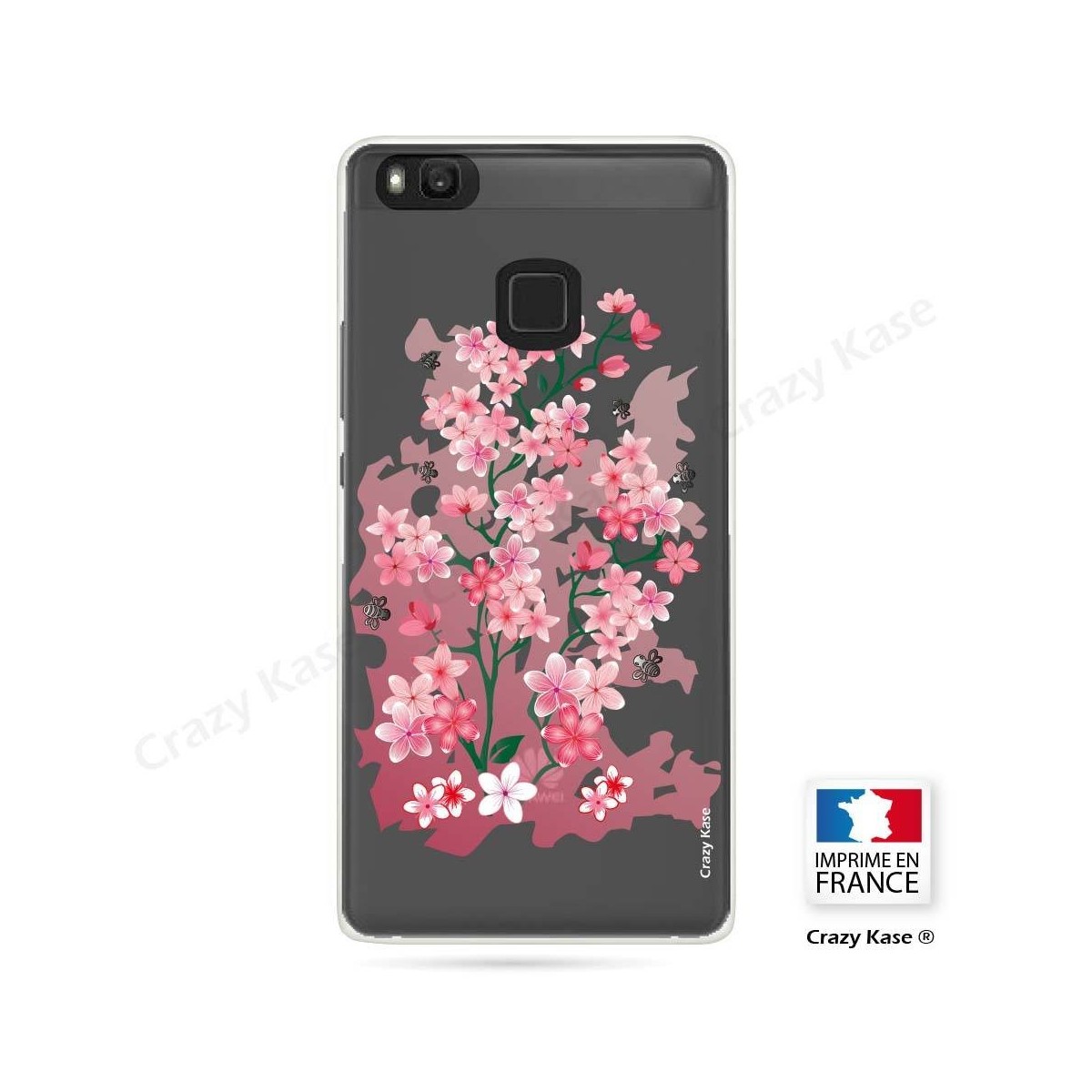 Coque Huawei P9 Lite souple motif Fleurs de Cerisier - Crazy Kase