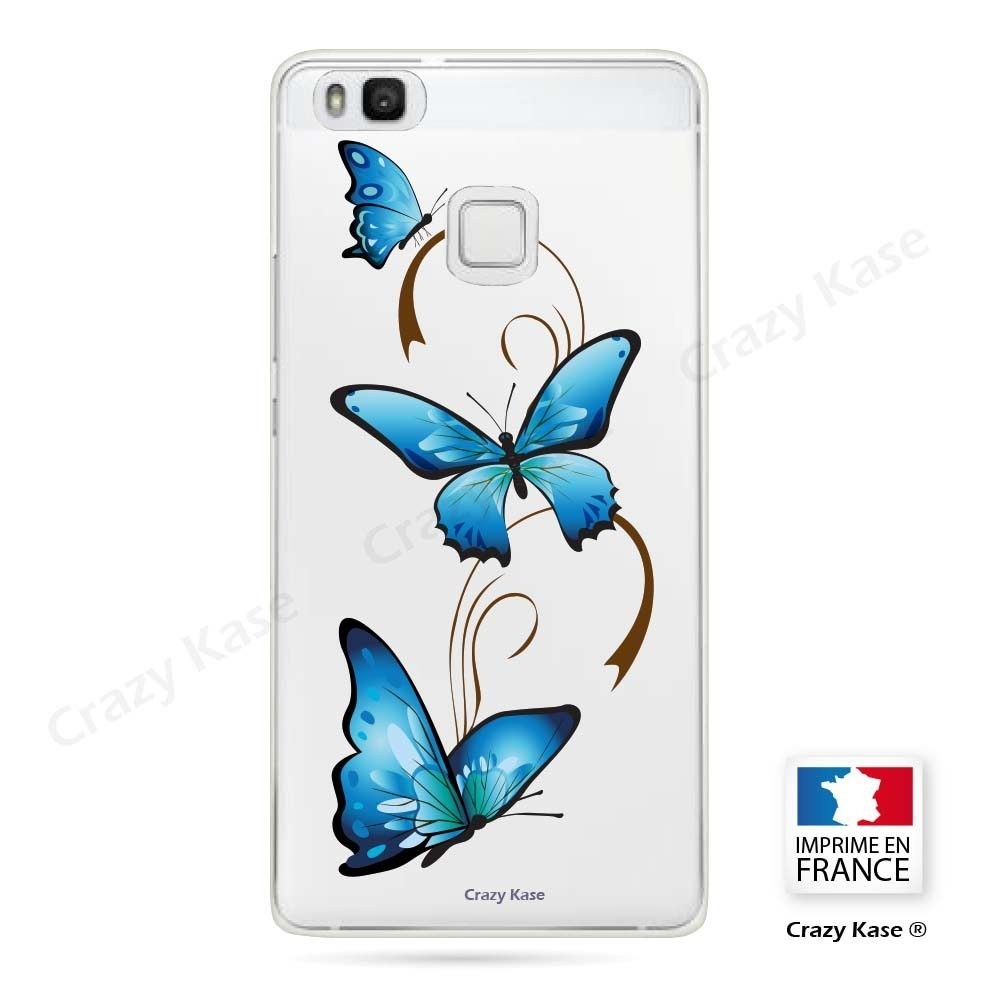 Coque Huawei P9 Lite souple motif Papillon sur Arabesque - Crazy Kase