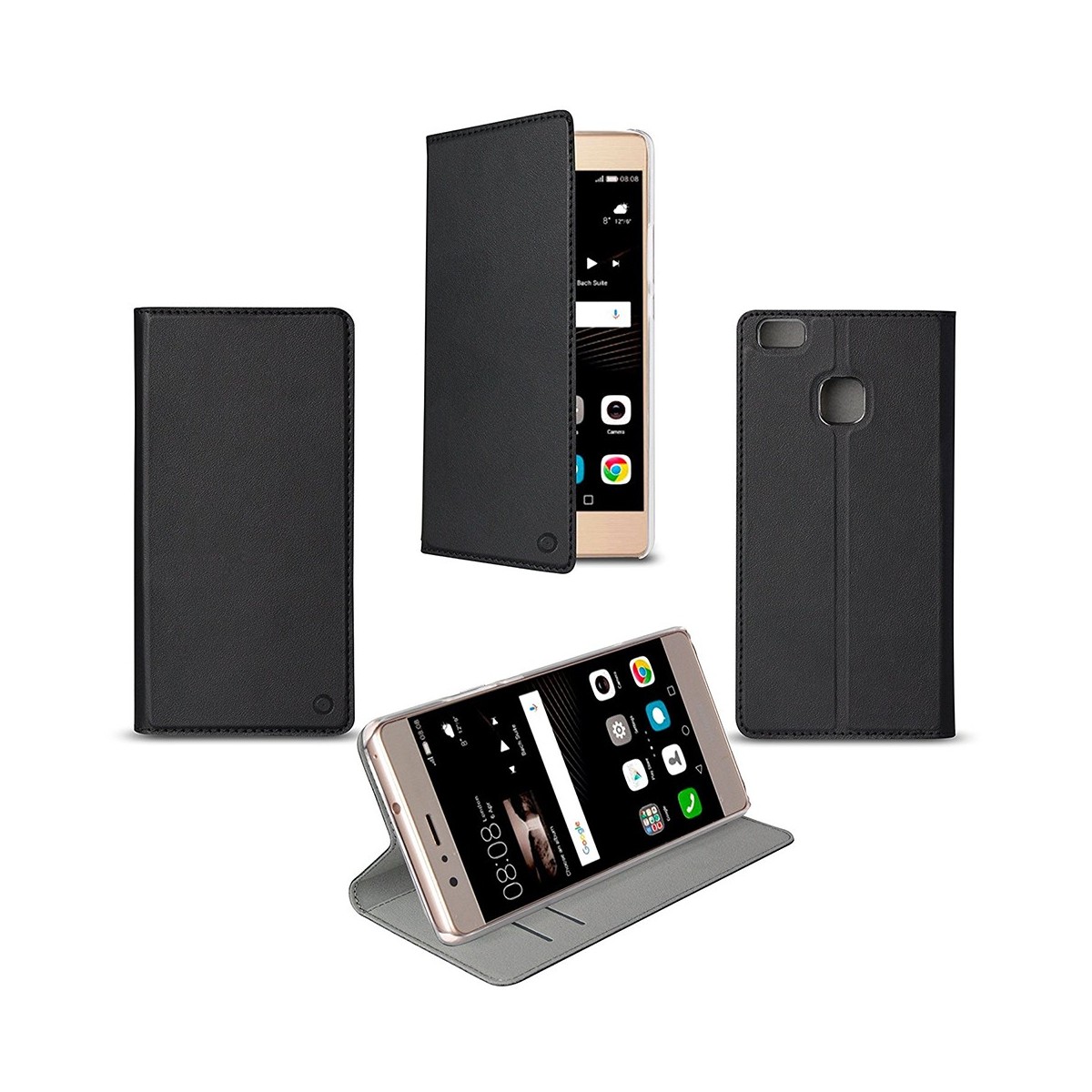 Etui Huawei Mate 10 Pro Porte cartes Noir - Muvit