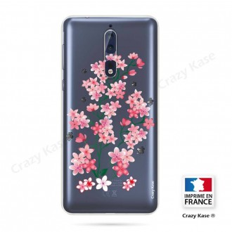 Coque Nokia 8 souple motif Fleurs de Sakura - Crazy Kase