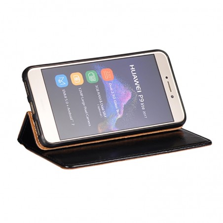 Etui Galaxy S9+ Noir avec fermeture aimantée - Crazy Kase