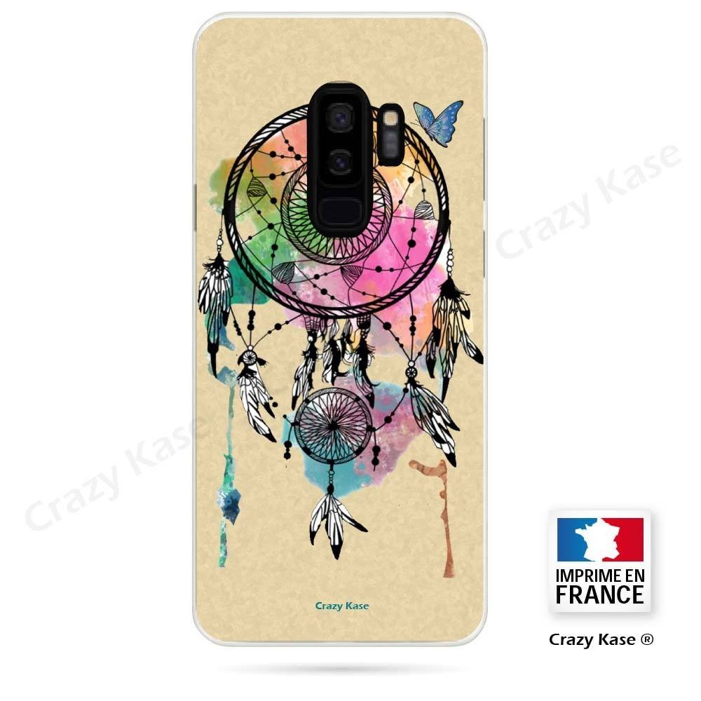Coque Galaxy S9+ souple motif Attrape rêve et papillon - Crazy Kase