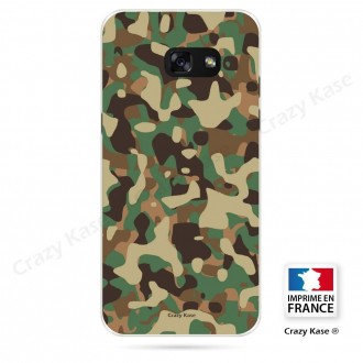 Coque Galaxy A3 (2016) souple motif Camouflage militaire - Crazy Kase