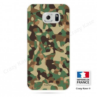 Coque Galaxy S6 souples motif Camouflage militaire - Crazy Kase