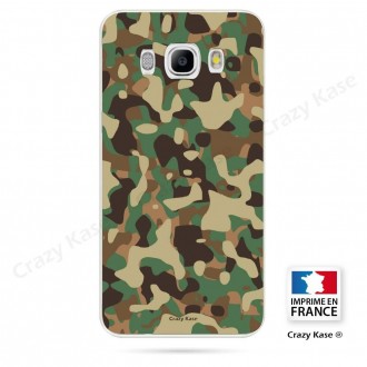 Coque Galaxy J5 (2016) souple motif Camouflage militaire  - Crazy Kase