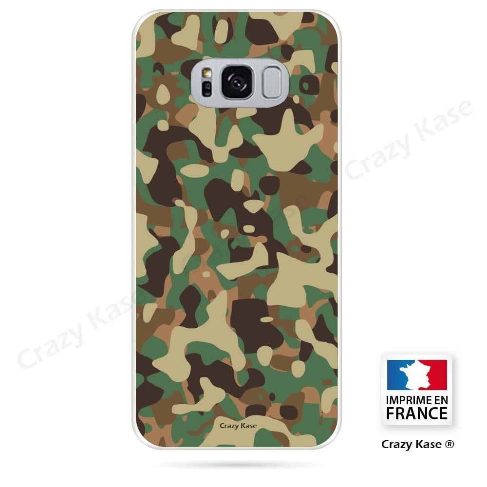 Coque Galaxy S8 Plus souple motif Camouflage militaire - Crazy Kase