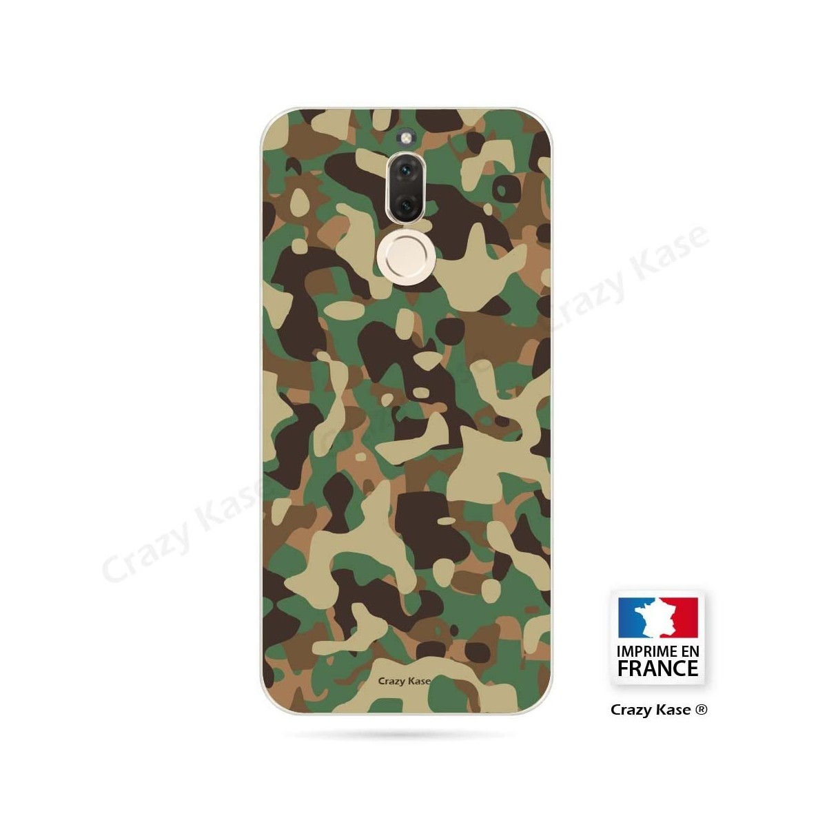 Coque Huawei Mate 10 Lite souple motif Camouflage militaire - Crazy Kase