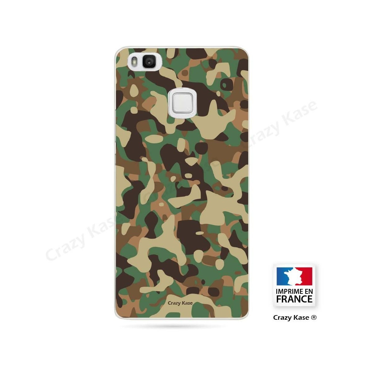 Coque Huawei P9 Lite souple motif Camouflage militaire - Crazy Kase