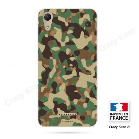 Coque Wiko Lenny 4 souple motif Camouflage militaire - Crazy Kase
