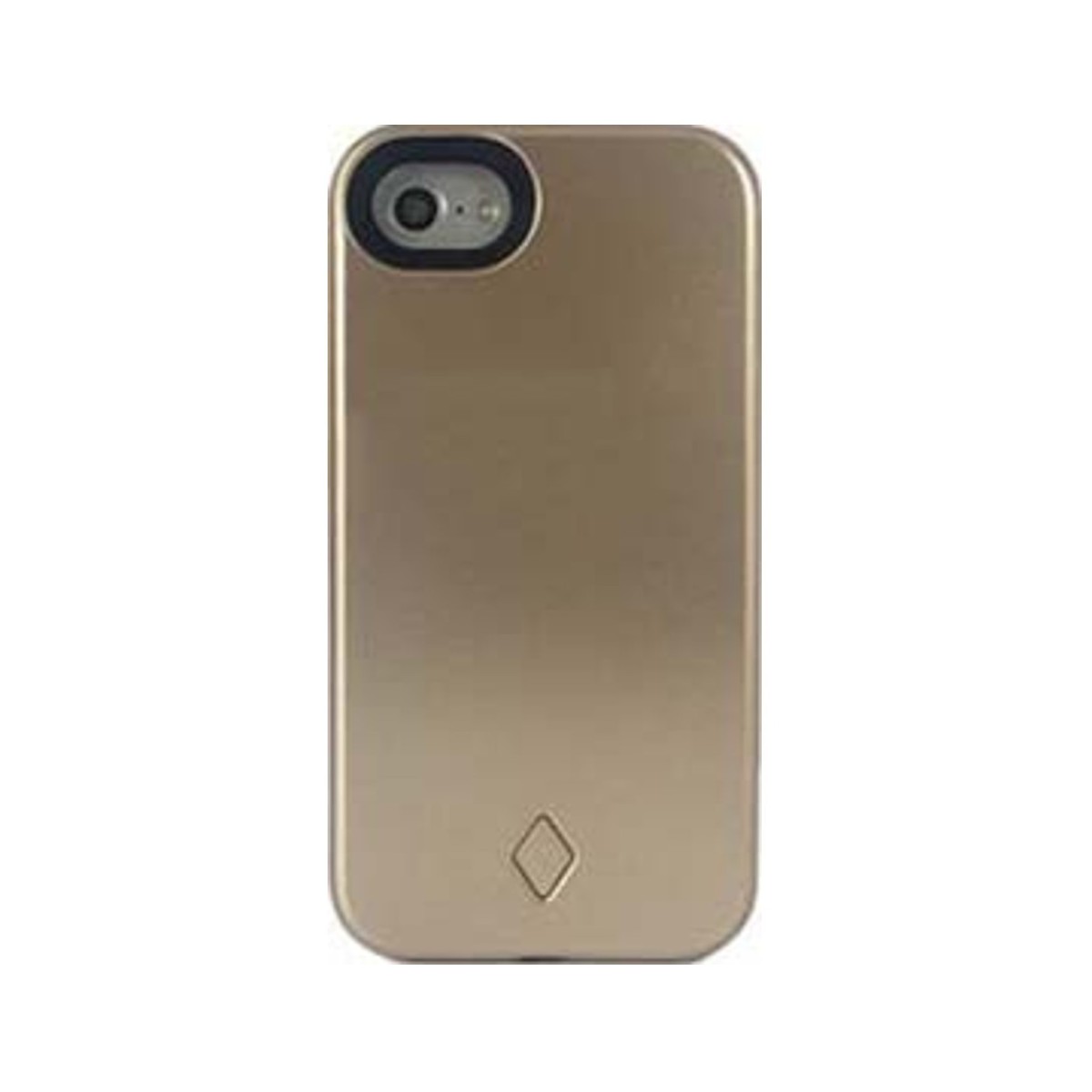 Coque iPhone 8 Plus / 7 Plus doré avec miroir et Led - Crazy Kase