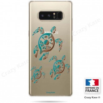 Coque Galaxy Note 8 souple motif Famille Tortue - Crazy Kase