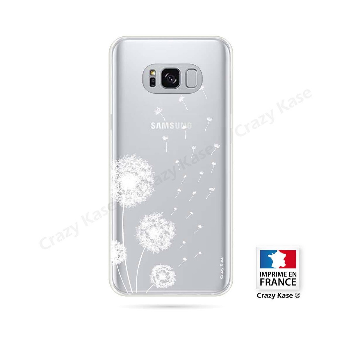 Coque Galaxy S8 Plus souple Fleurs de pissenlit - Crazy Kase