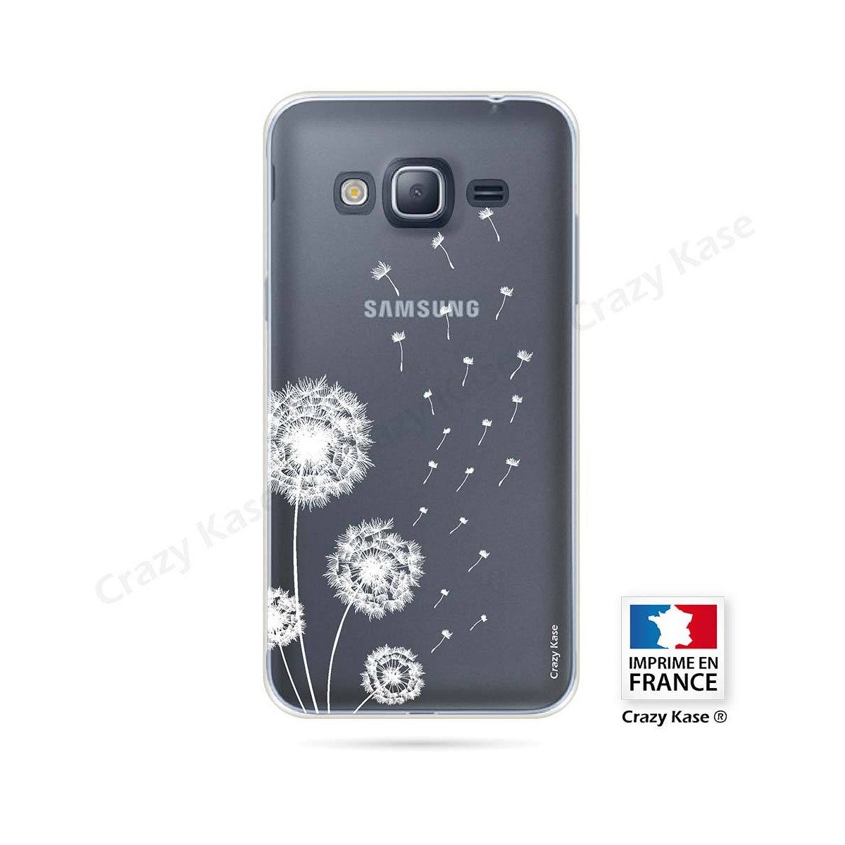 Coque Galaxy J3 (2016) souple Fleurs de pissenlit - Crazy Kase