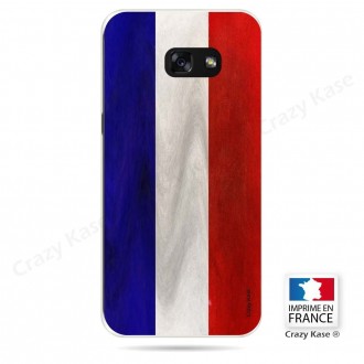 Coque Galaxy A3 (2016) souple Drapeau Français Vintage- Crazy Kase