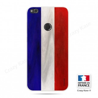 Coque Huawei P8 Lite (2017) souple Drapeau Français Vintage- Crazy Kase