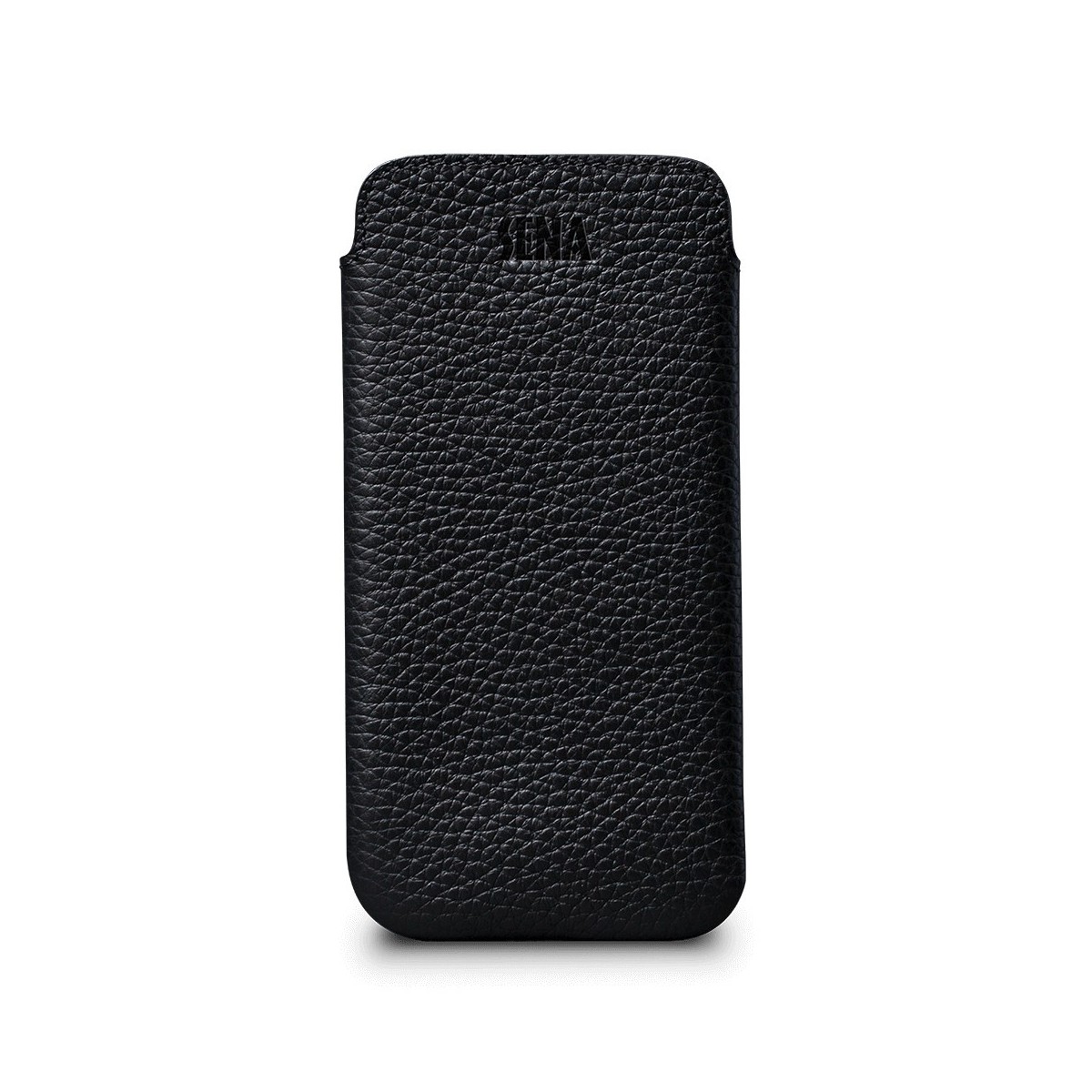 Housse iPhone 8 Plus / 7 Plus en cuir véritable noir - Sena Cases