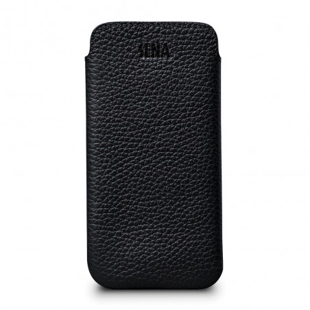 Housse iPhone 8 Plus / 7 Plus en cuir véritable noir - Sena Cases