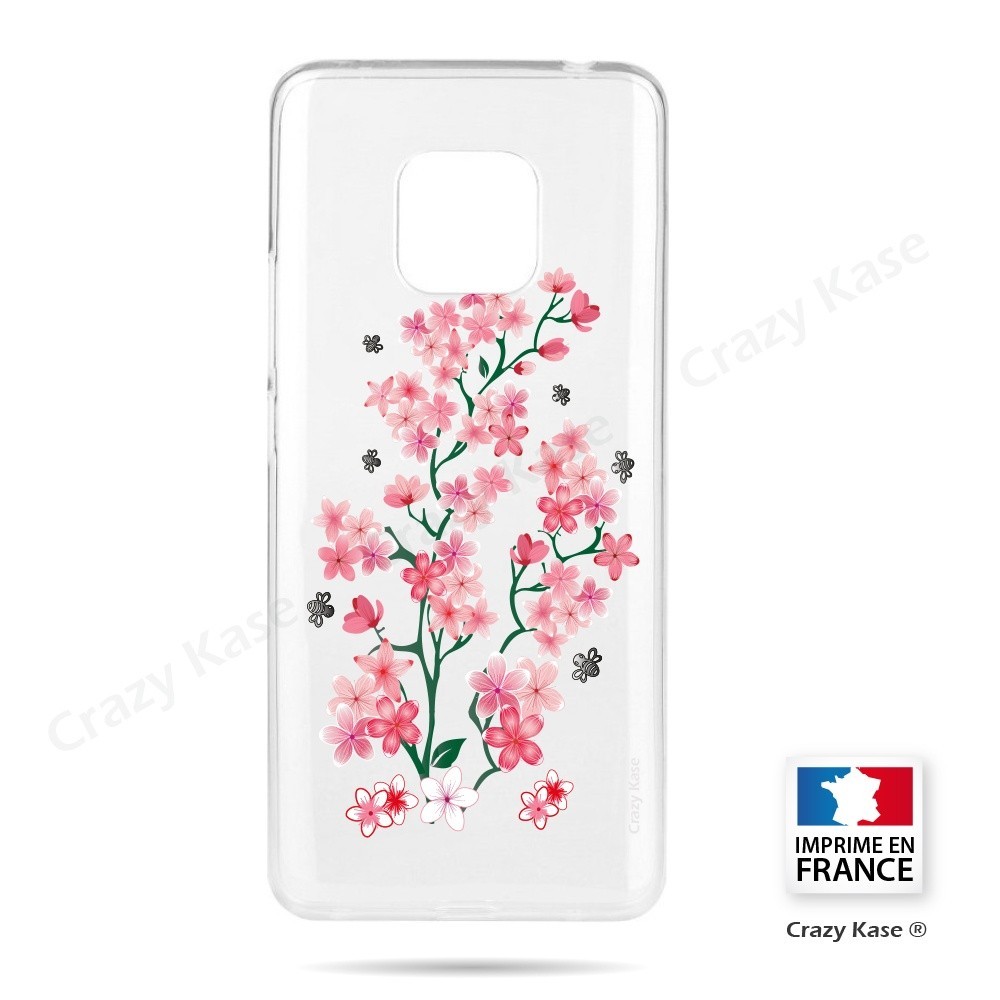 Coque Huawei Mate 20 Pro souple motif Fleurs de Sakura - Crazy Kase