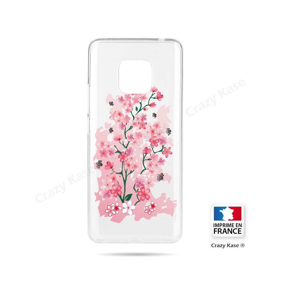 Coque Huawei Mate 20 Pro souple motif Fleurs de Cerisier - Crazy Kase