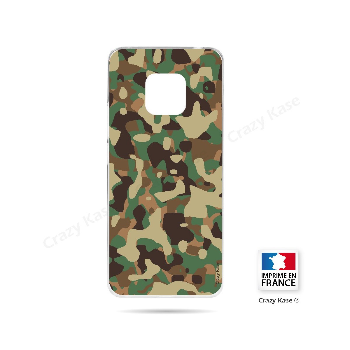 Coque Huawei Mate 20 Pro souple motif Camouflage militaire - Crazy Kase