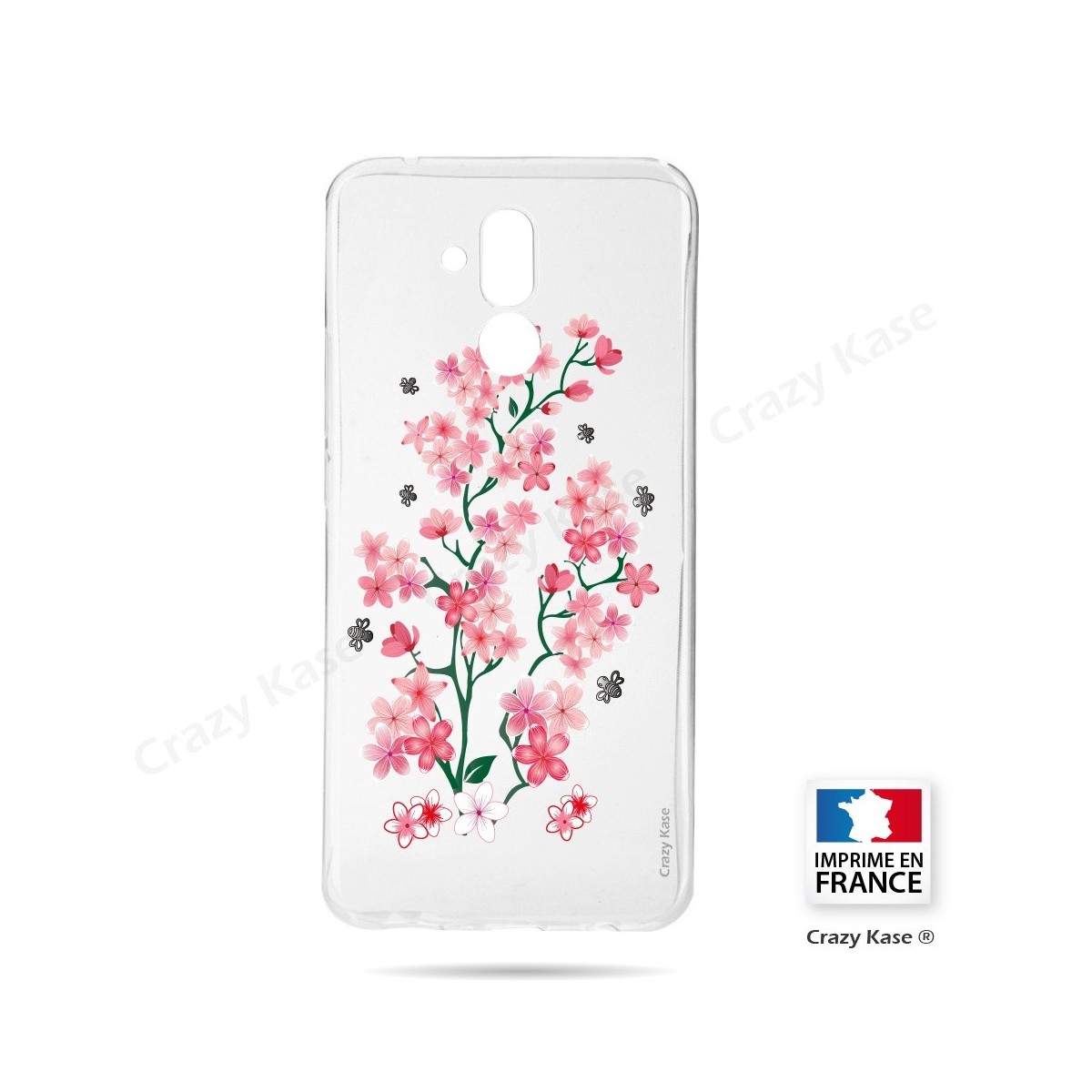 Coque Huawei Mate 20 Lite souple motif Fleurs de Sakura - Crazy Kase