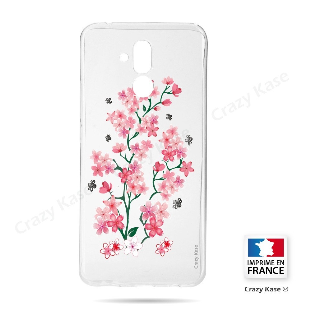 Coque Huawei Mate 20 Lite souple motif Fleurs de Sakura - Crazy Kase
