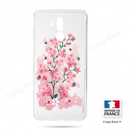 Coque Huawei Mate 20 Lite souple motif Fleurs de Cerisier - Crazy Kase