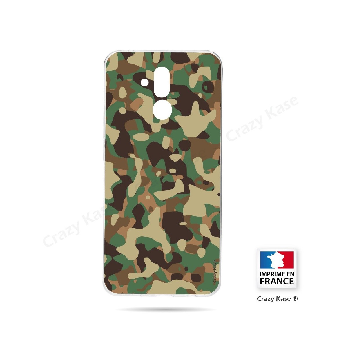 Coque Huawei Mate 20 Lite souple motif Camouflage militaire - Crazy Kase
