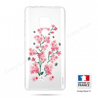 Coque Huawei Mate 20 souple motif Fleurs de Sakura - Crazy Kase
