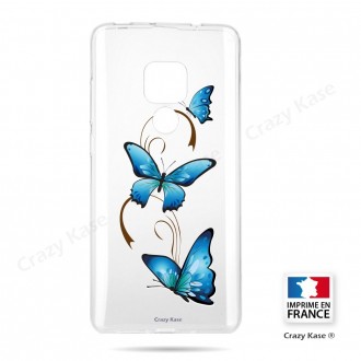 Coque Huawei Mate 20 souple motif Papillon sur Arabesque - Crazy Kase