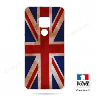 Coque Huawei Mate 20 souple motif Drapeau UK vintage - Crazy Kase