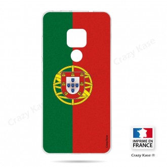 Coque Huawei Mate 20 souple motif Drapeau Portugais - Crazy Kase