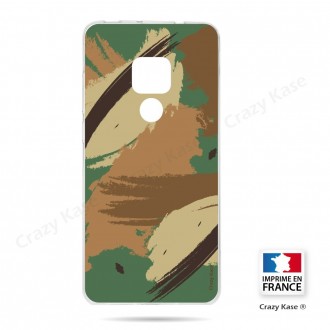 Coque Huawei Mate 20 souple motif Camouflage - Crazy Kase