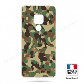 Coque Huawei Mate 20 souple motif Camouflage militaire - Crazy Kase