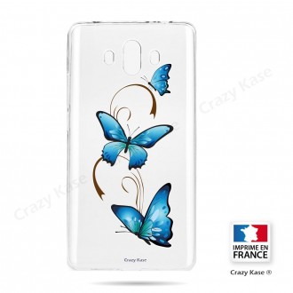 Coque Huawei Mate 10 souple motif Papillon sur Arabesque - Crazy Kase