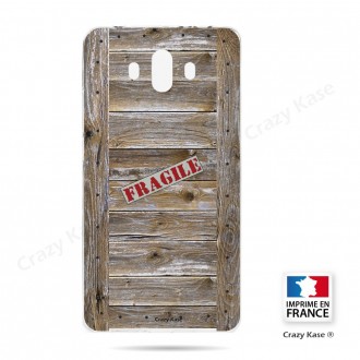 Coque Huawei Mate 10 souple effet Caisse en bois - Crazy Kase