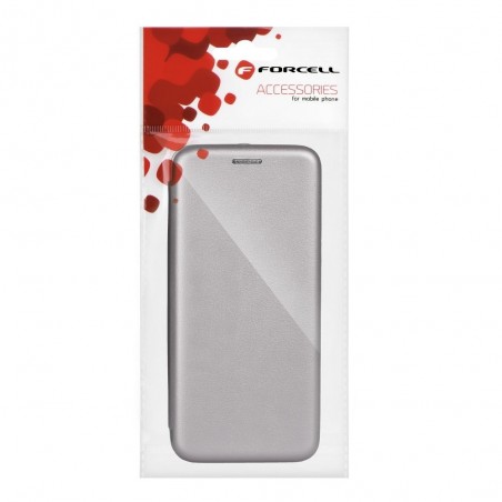 Etui Huawei P Smart 2019 Folio Gris argent - Forcell