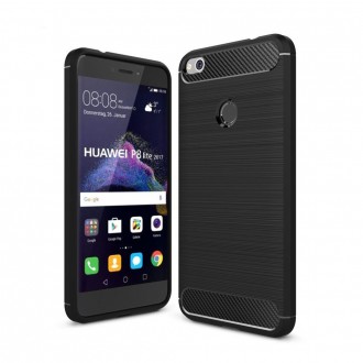 Coque Huawei P8 Lite (2017) effet carbone - Crazy Kase