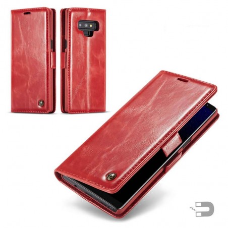 Etui Galaxy Note 9 porte-cartes Rouge - CaseMe