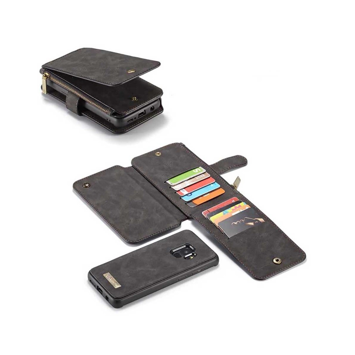 Etui Galaxy S9 Portefeuille multifonctions Noir - CaseMe