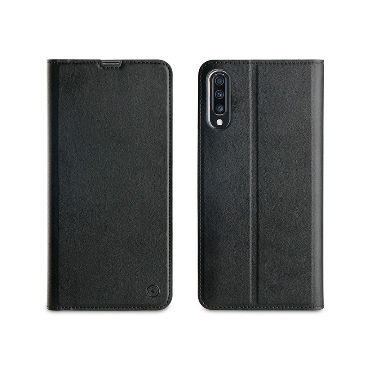 Etui Galaxy A70 porte cartes Noir - Muvit