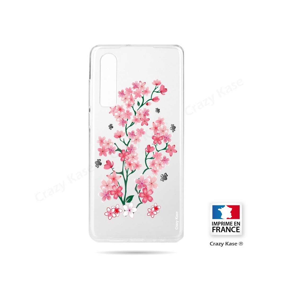Coque Galaxy A70 souple motif Fleurs de Sakura - Crazy Kase
