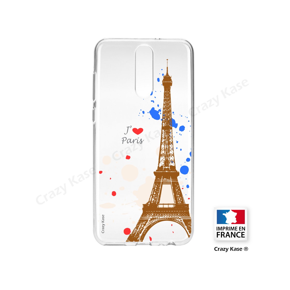Coque compatible Huawei Mate 10 Lite souple Paris -  Crazy Kase