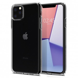 Coque compatible iPhone 11 Pro Liquid Crystal transparente - Spigen
