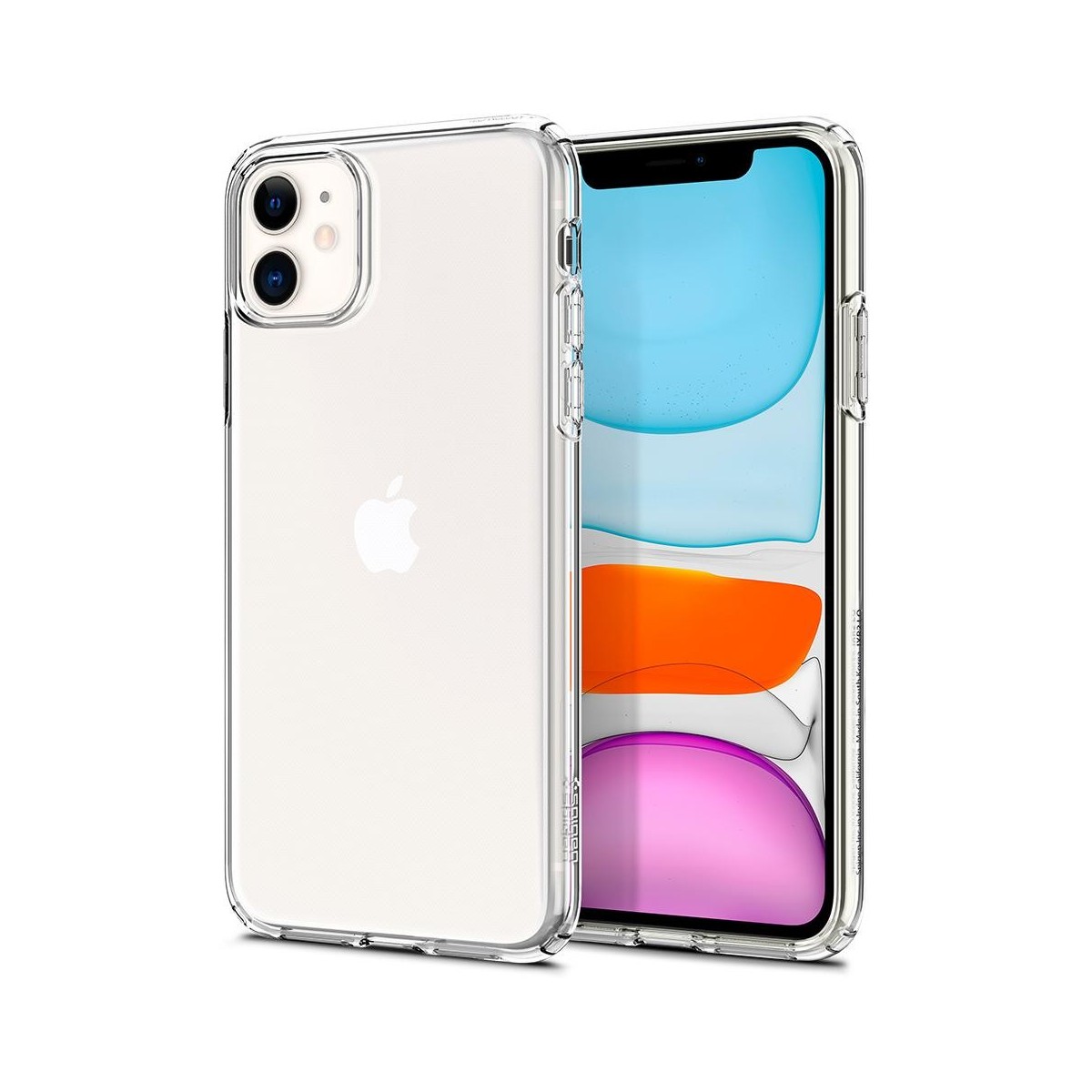 Coque compatible iPhone 11 Liquid Crystal transparente - Spigen