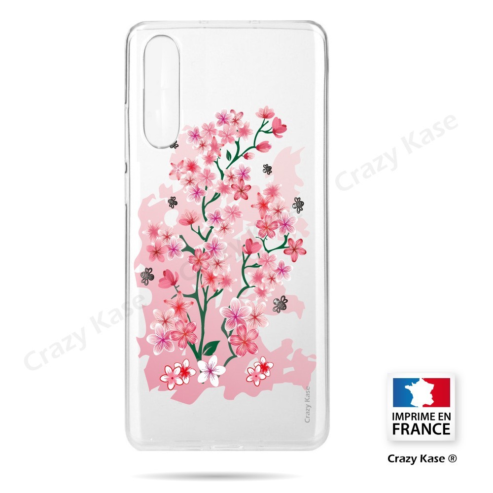 Coque compatible Galaxy A50 souple Fleurs de Cerisier - Crazy Kase
